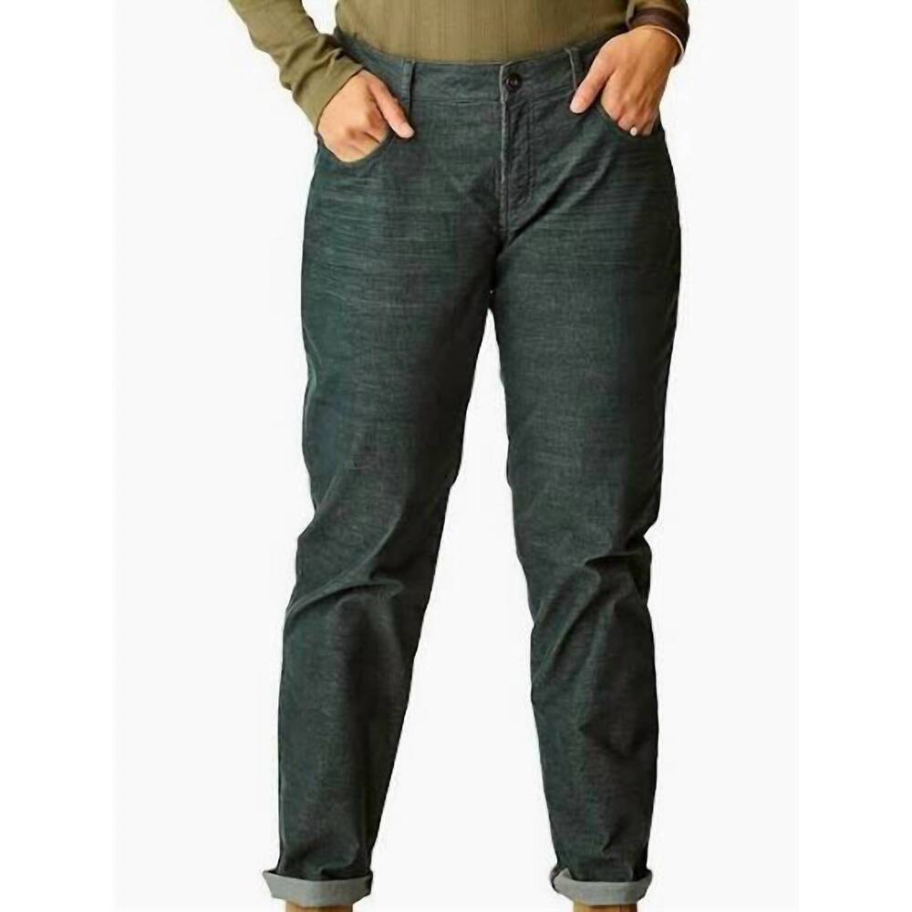 Carve Designs Carson CordsWomen's Straight Leg in Dark Green